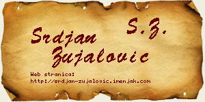 Srđan Zujalović vizit kartica